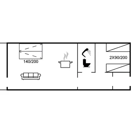 Lejlighed Anedorte - 50m From The Sea By Interhome